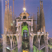 BarcelonaThe Palimpsest of Barcelona, Joan Barrill, Triangle Postals, . (gaudiinterior)