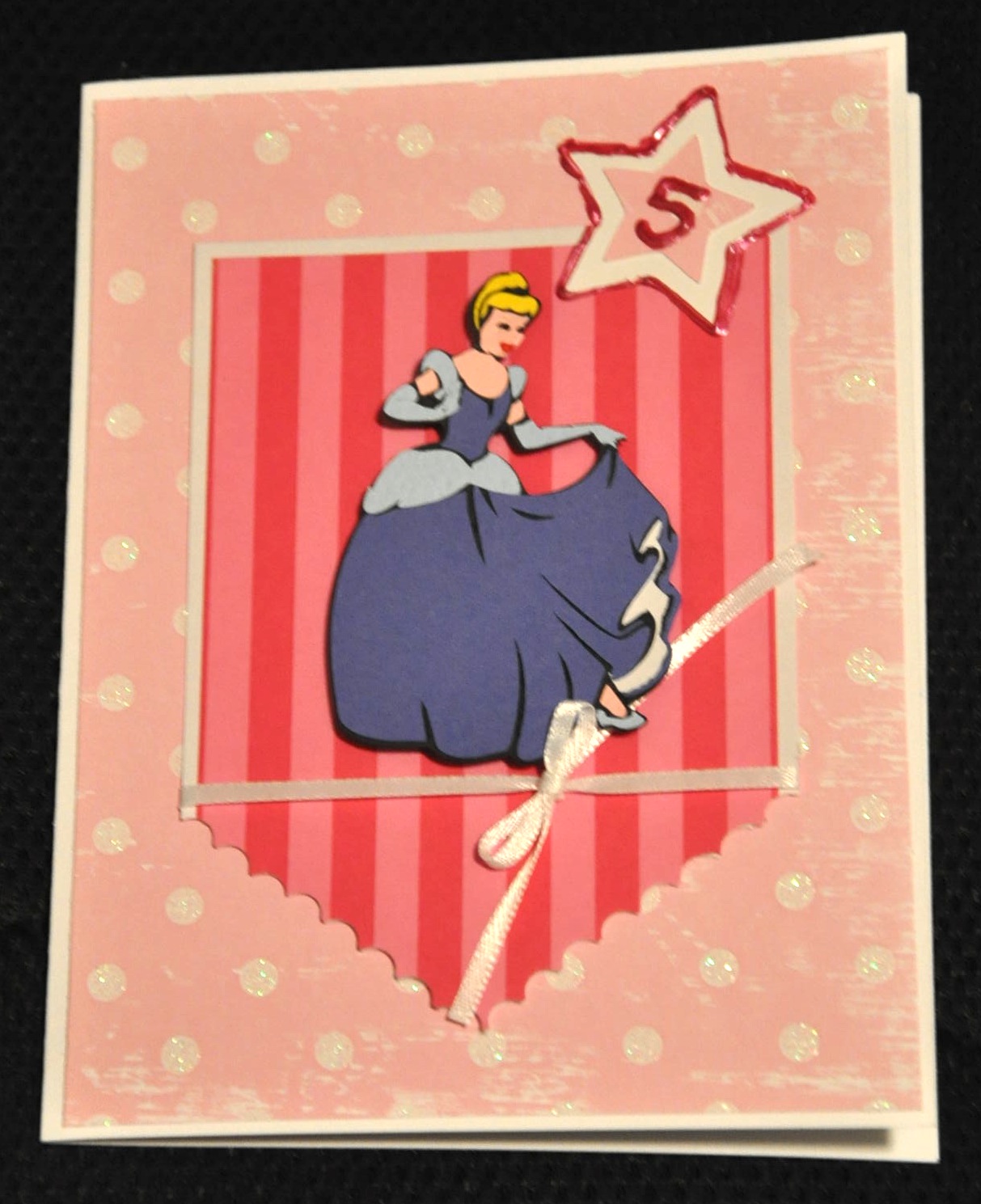 Scrappin' 2 baby girls: Princess birthday card