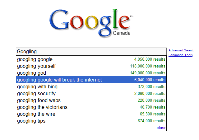 googling myself the intrepid