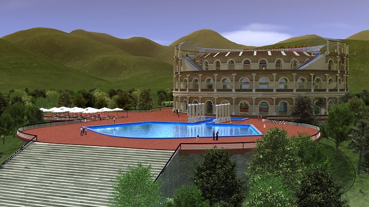 3D model - hotel Colloseum