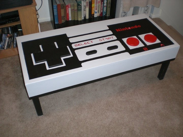 Mortys Art Work Nintendo Coffee Table