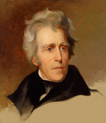 andrew jackson sully thomas president old hickory painting presidents 1845 jacksonian his who conniption fit 7th 1767 allpainter etymology paintings