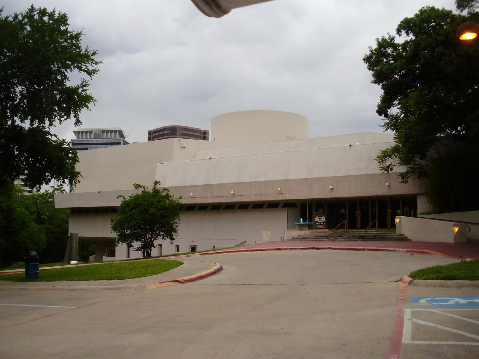 Life at 55 mph Kalita Humphreys Theater by Frank Lloyd Wright in