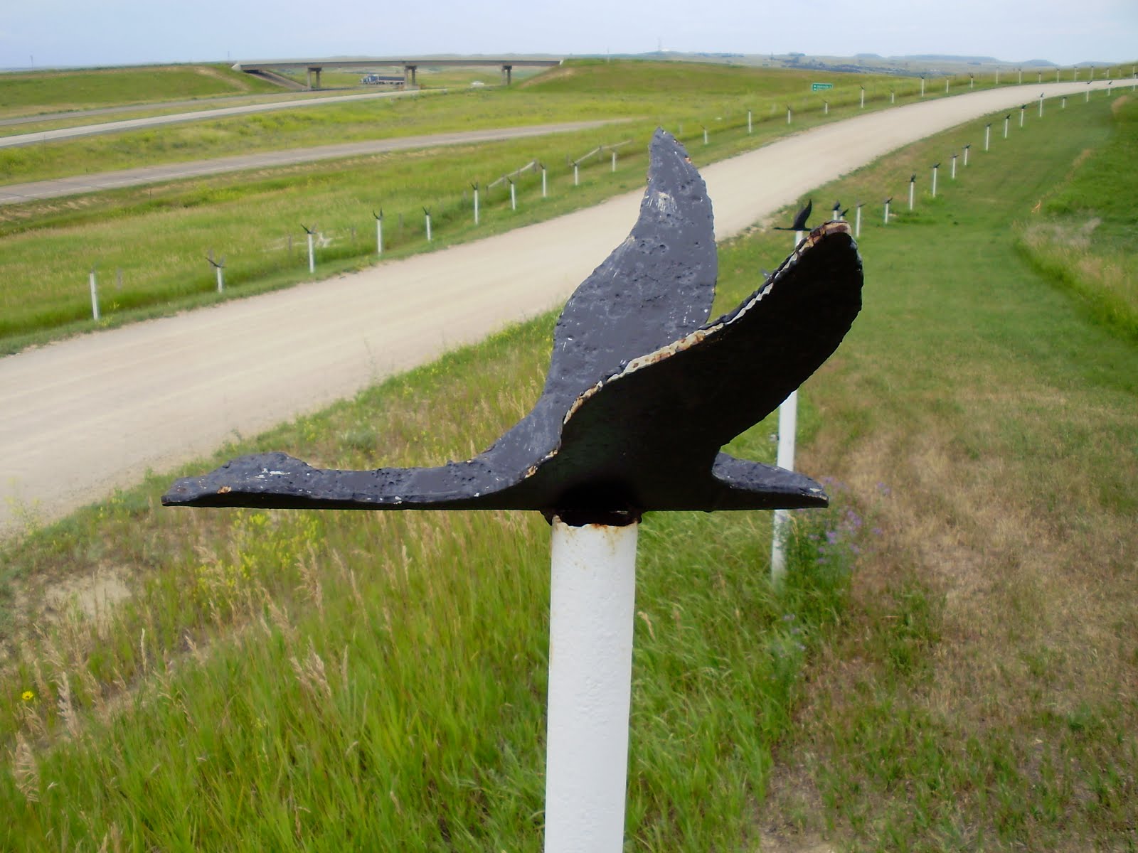 Life at 55 mph Enchanted Highway from Gladstone to Regent in North