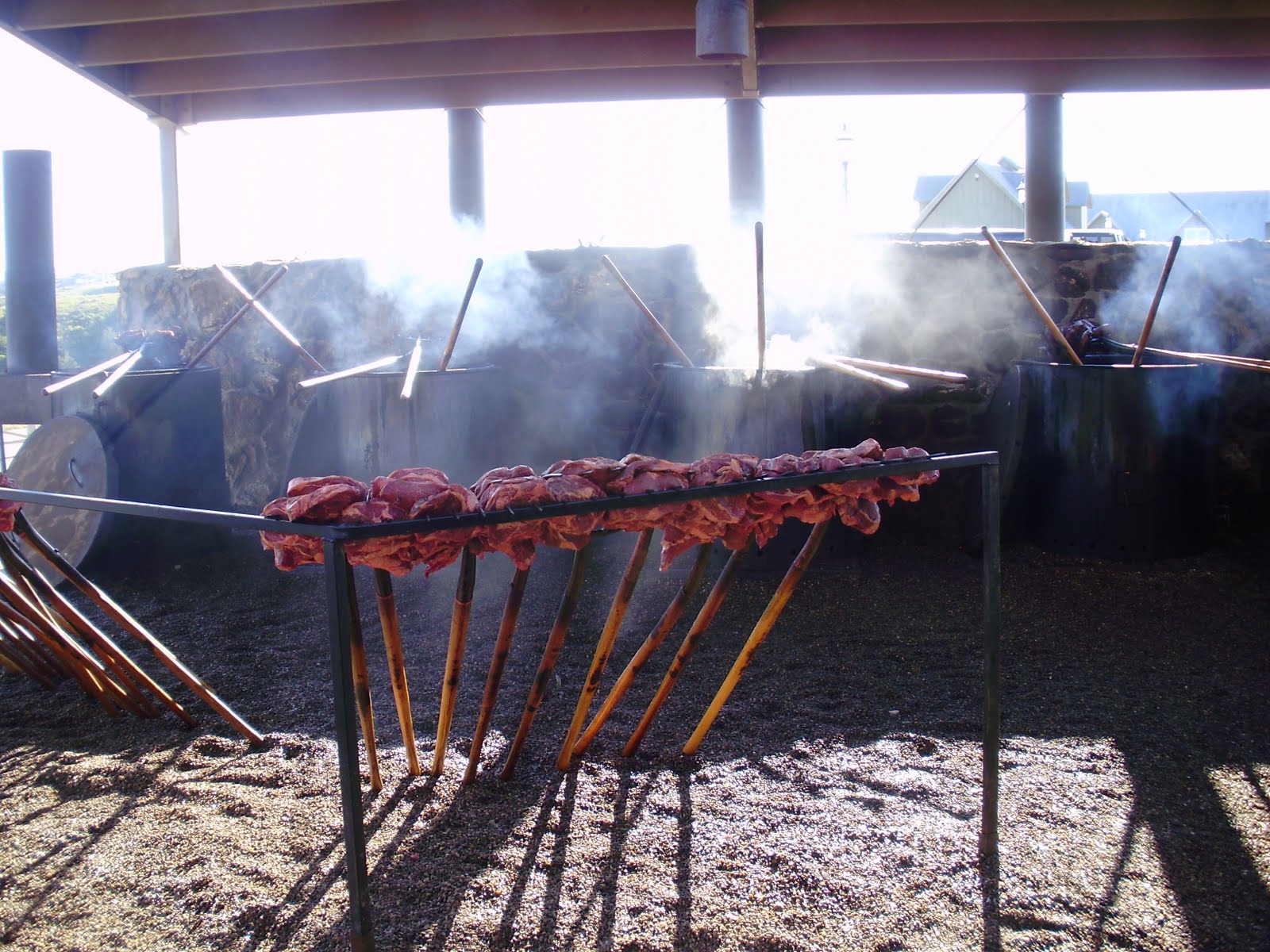 Life at 55 mph Pitchfork Steak Fondue in Medora, North Dakota (click