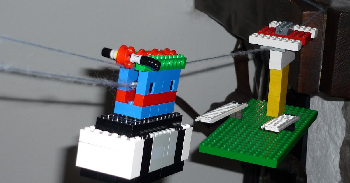 Roboschambles in Chamonix: Lego cable cars and button lifts