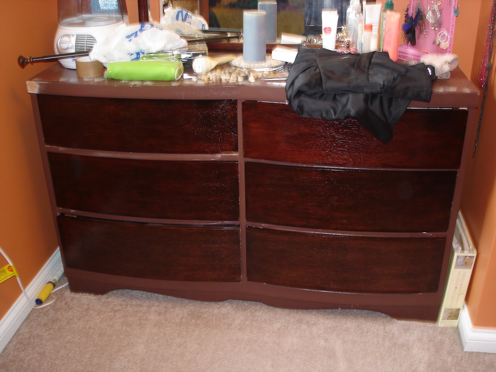 Lovely. Crafty. Home. Staining a Dresser How to Refinish Furniture
