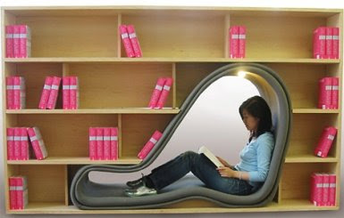 cave bookshelf