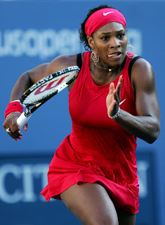 Serena in red