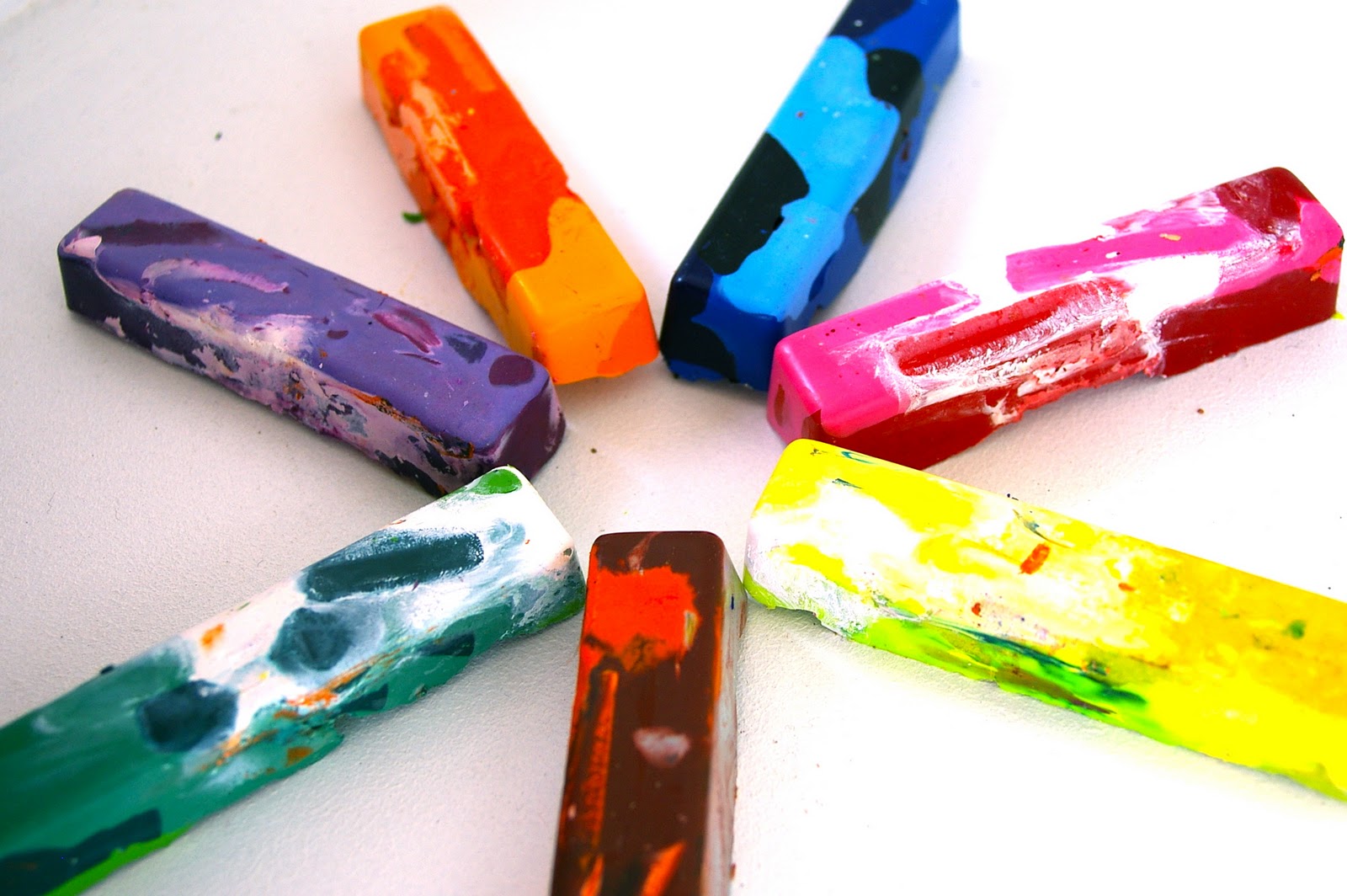 seaside siblings Home Made Crayons Tutorial