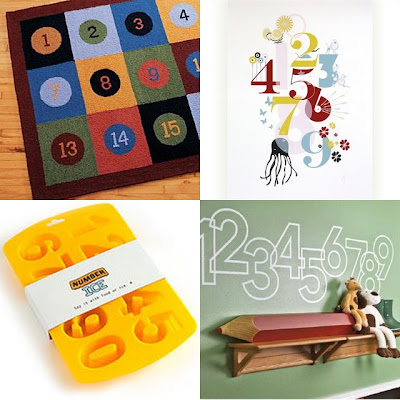 number product collage