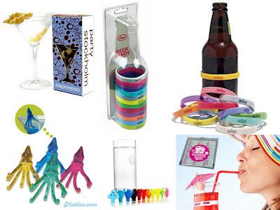 drink accessories collage