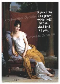 Any Horrible Occasion divorce card