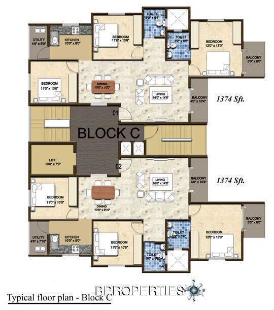 Apartment Floor Plans In Bangalore
