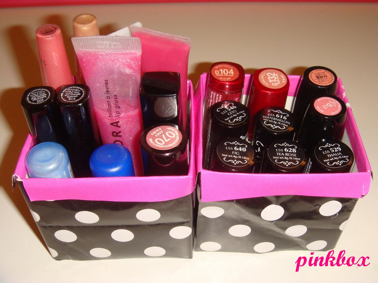 Pinkbox Makeup Simple DIY Lipstick & Gloss Holder