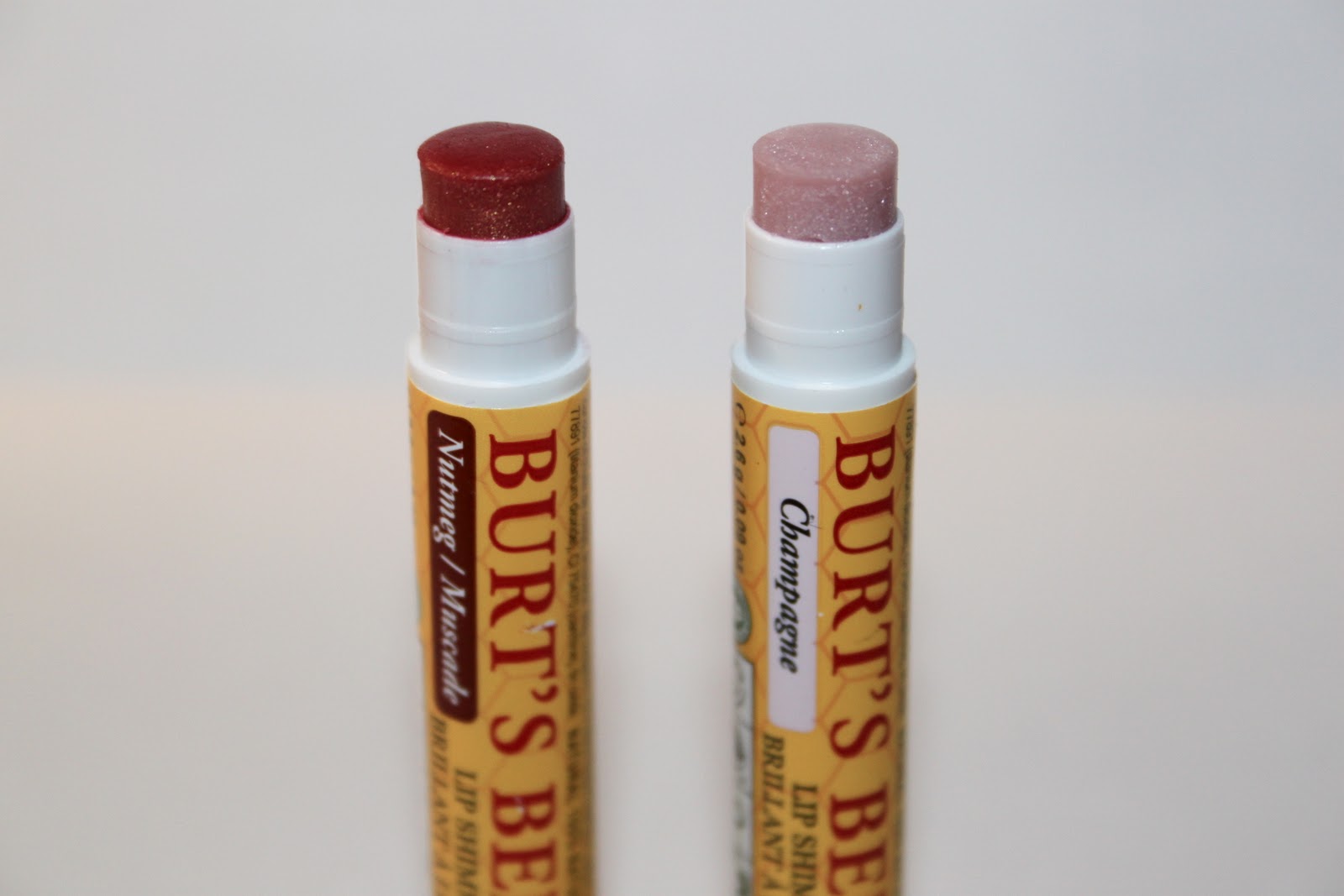 the beauty series uk beauty blog burt's bees lip balms & shimmers