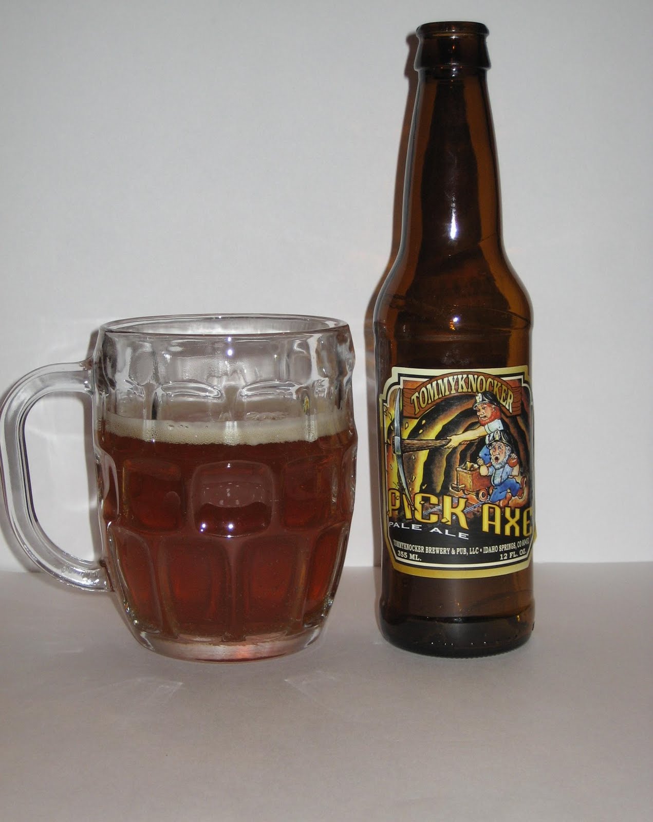 Beer Crusade Pick Axe Pale Ale, Tommyknocker Brewery, Idaho Springs, Co.