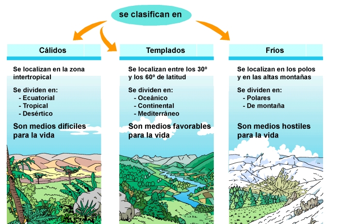 Caracteristicas De Los Distintos Tipos De Climas Del Continente Americano