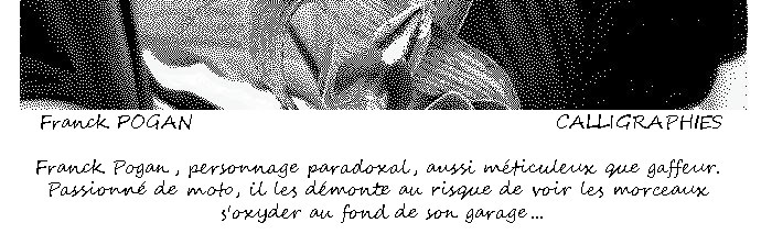 Les calligraphies de Franck Pogan