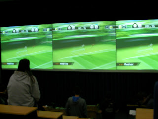 Wii Tennis at Leicester 1