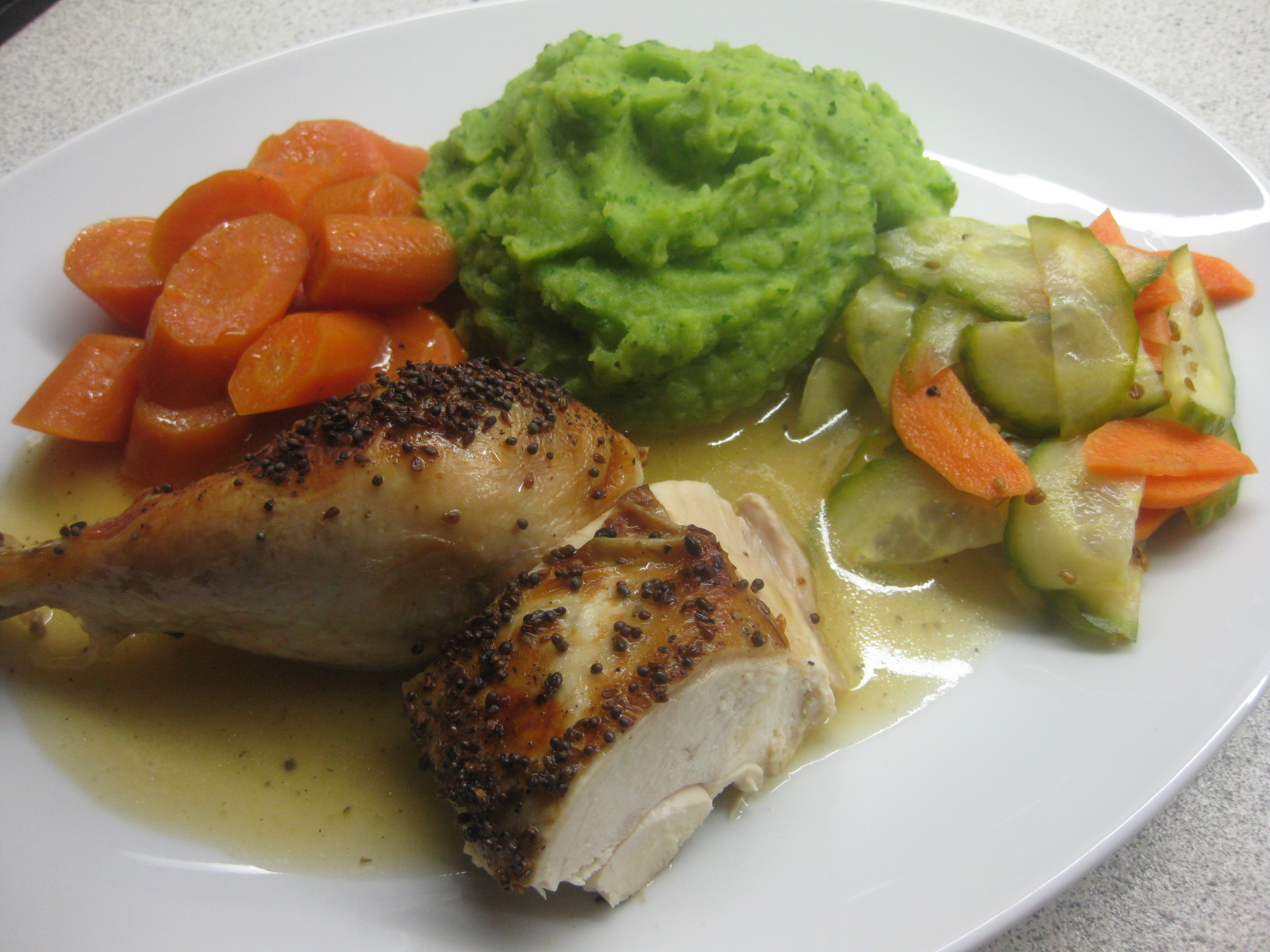 Klidmoster.dk Römertopf langtidsstegt kylling med honning, anis og