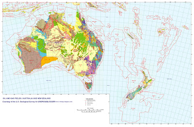 Australia's petroleum map