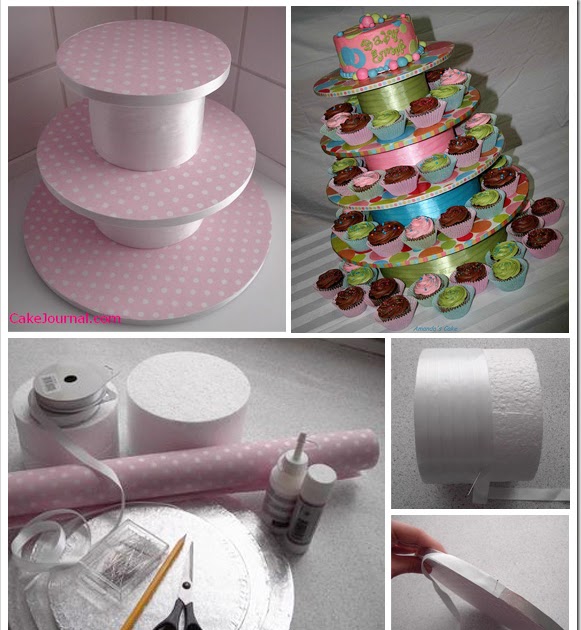 Two hearts beat as one How to Make Your Own Cupcake Stand