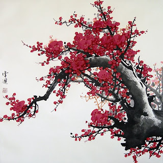Chinese Plum Blossom Painting