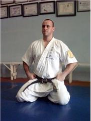 Presidente federación internacional de karate de combate bukeiko ryu