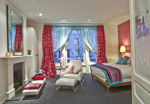 Little Inspirations: Pink and Turquoise Bedroom