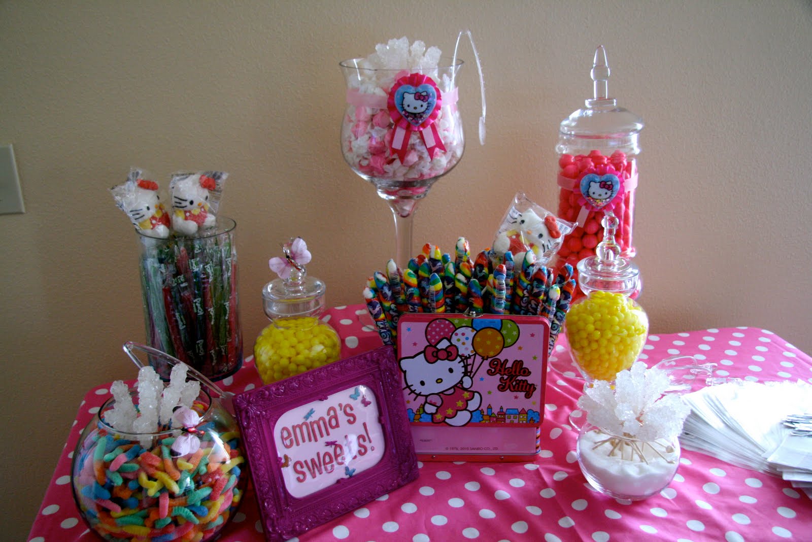 Sweet Sensations Candy Stations Emma's Hello Kitty Birthday