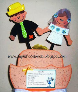 Convite de Festa Junina!... educação para crianças Convite de Festa Junina!... para crianças