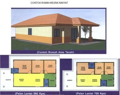 RM100 satu Kaki Persegi Dibayar Kepada Kontraktor Bina Rumah Mesra Rakyat, Tapi Mutunya Tak