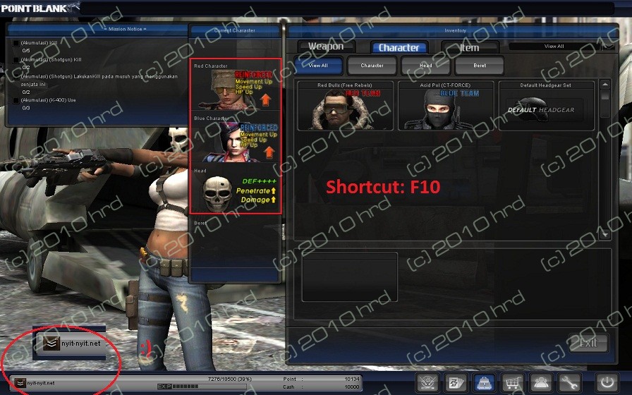 Download Cheat Cash Point Blank 2011 1096