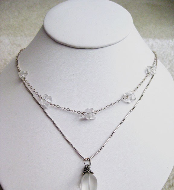 My Daily Bead Clear Quartz Necklace