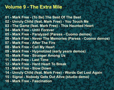 MARK FREE rae demos The Extra Mile