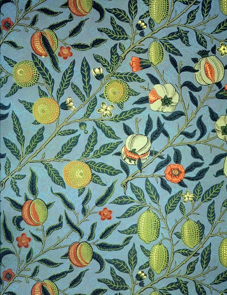 william morris wallpaper designs. Illustration: William Morris.