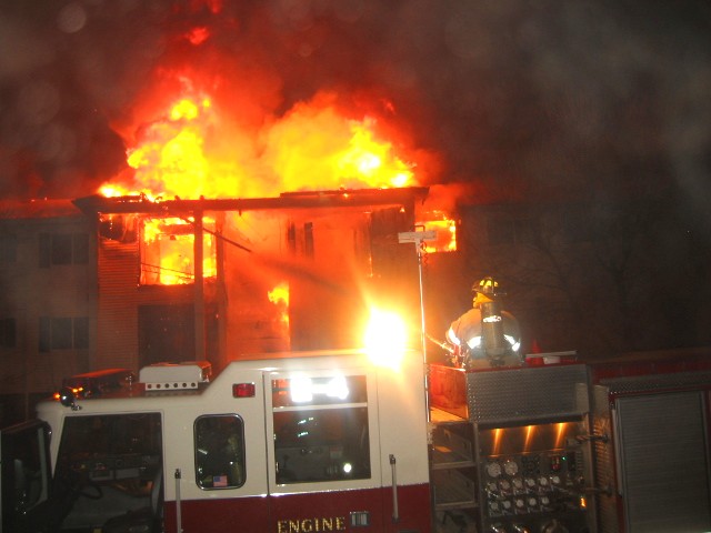 Apartment Fire on Colony Lane
