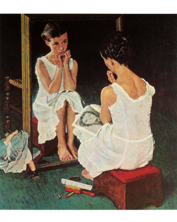 [009_575-002~Norman-Rockwell-Girl-at-The-Mirror-Posters.jpg]