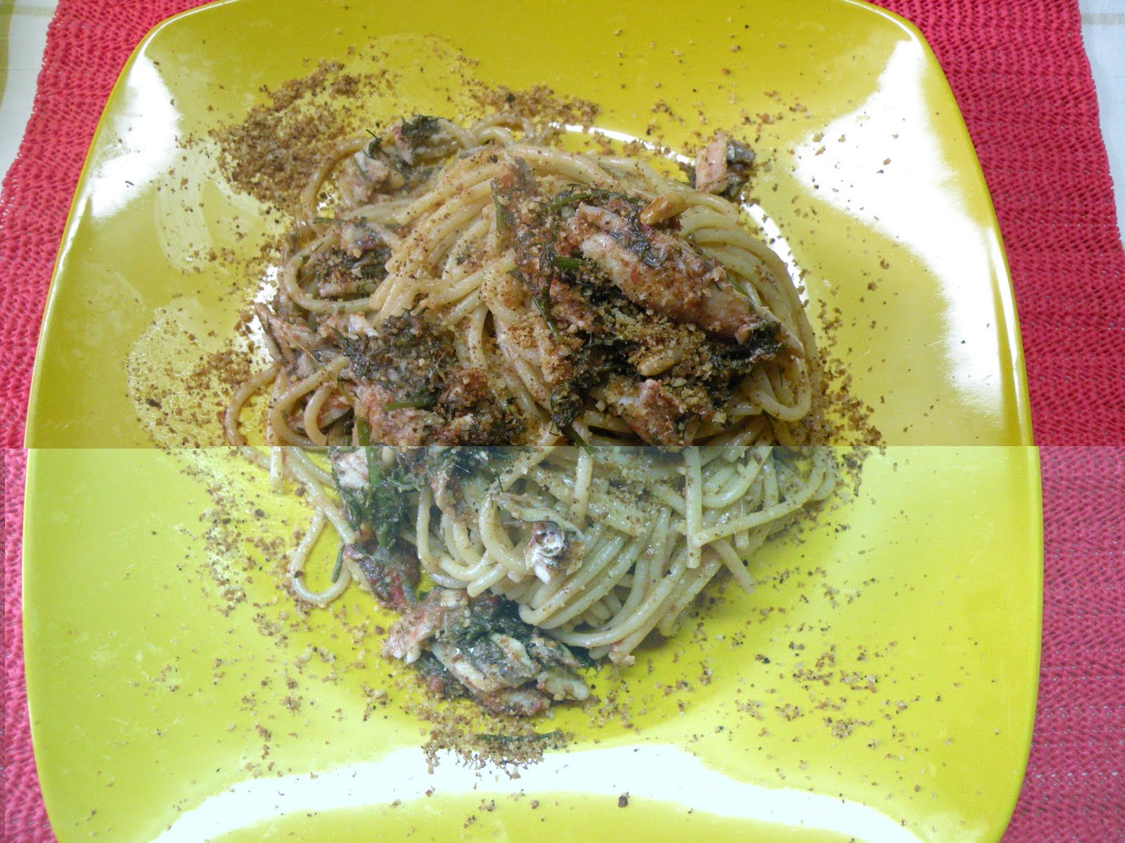 La Ricetta di Ciccio Pasta con finocchietto selvatico e sarde