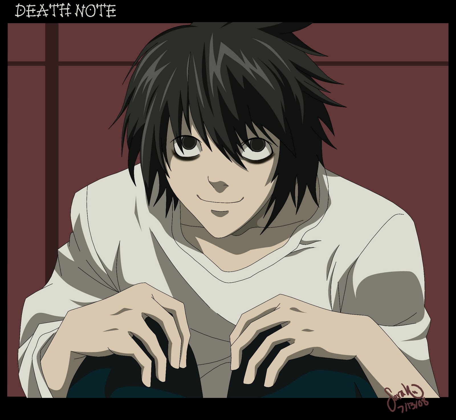A LA LUNA Y DE REGRESO: IMAGENES DE L: DEATH NOTE