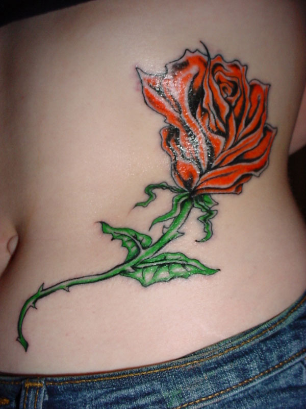 Bodypainting Tattoos Design Roses 2