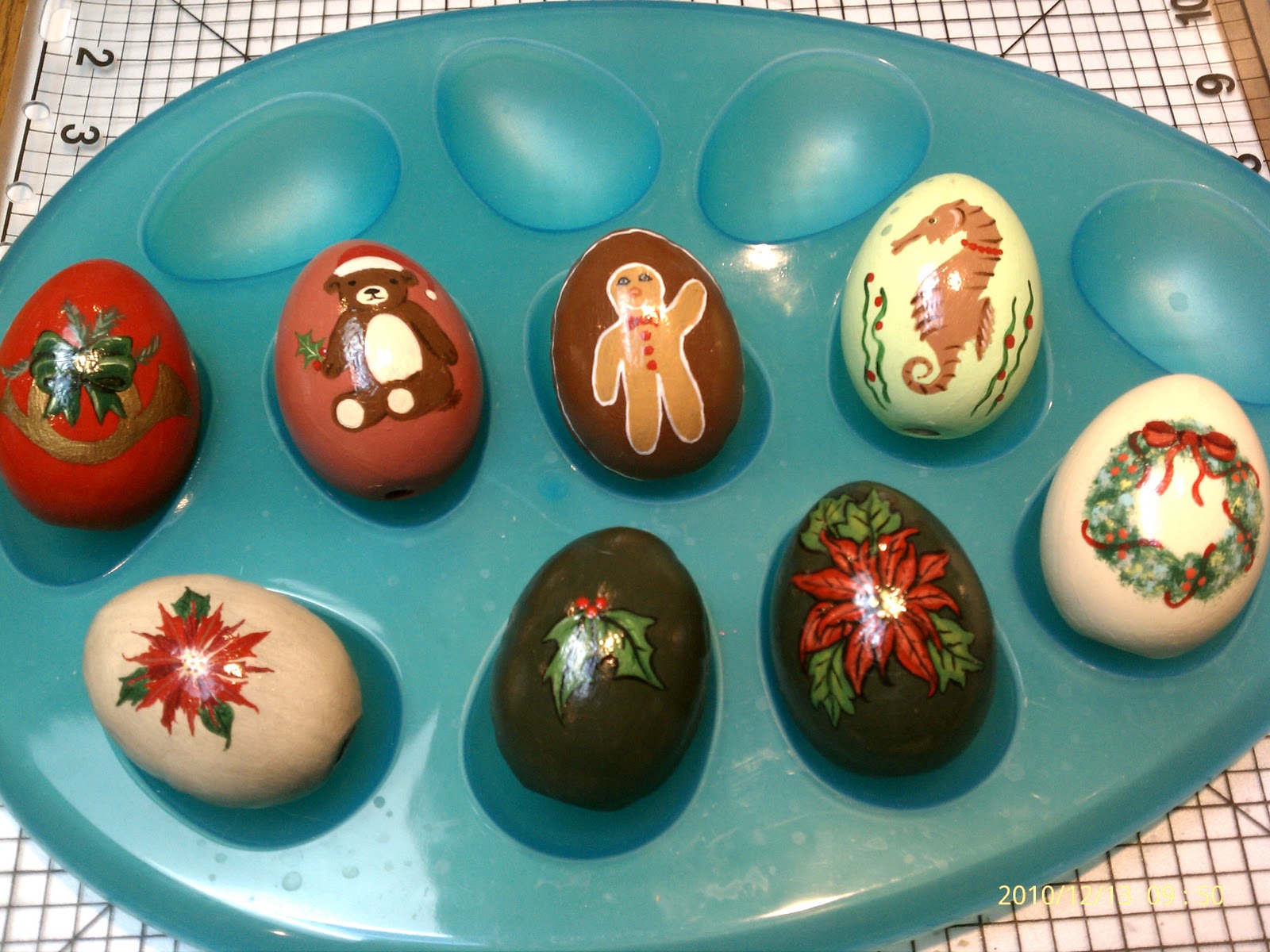 More Paper in Your Diet Christmas Eggs