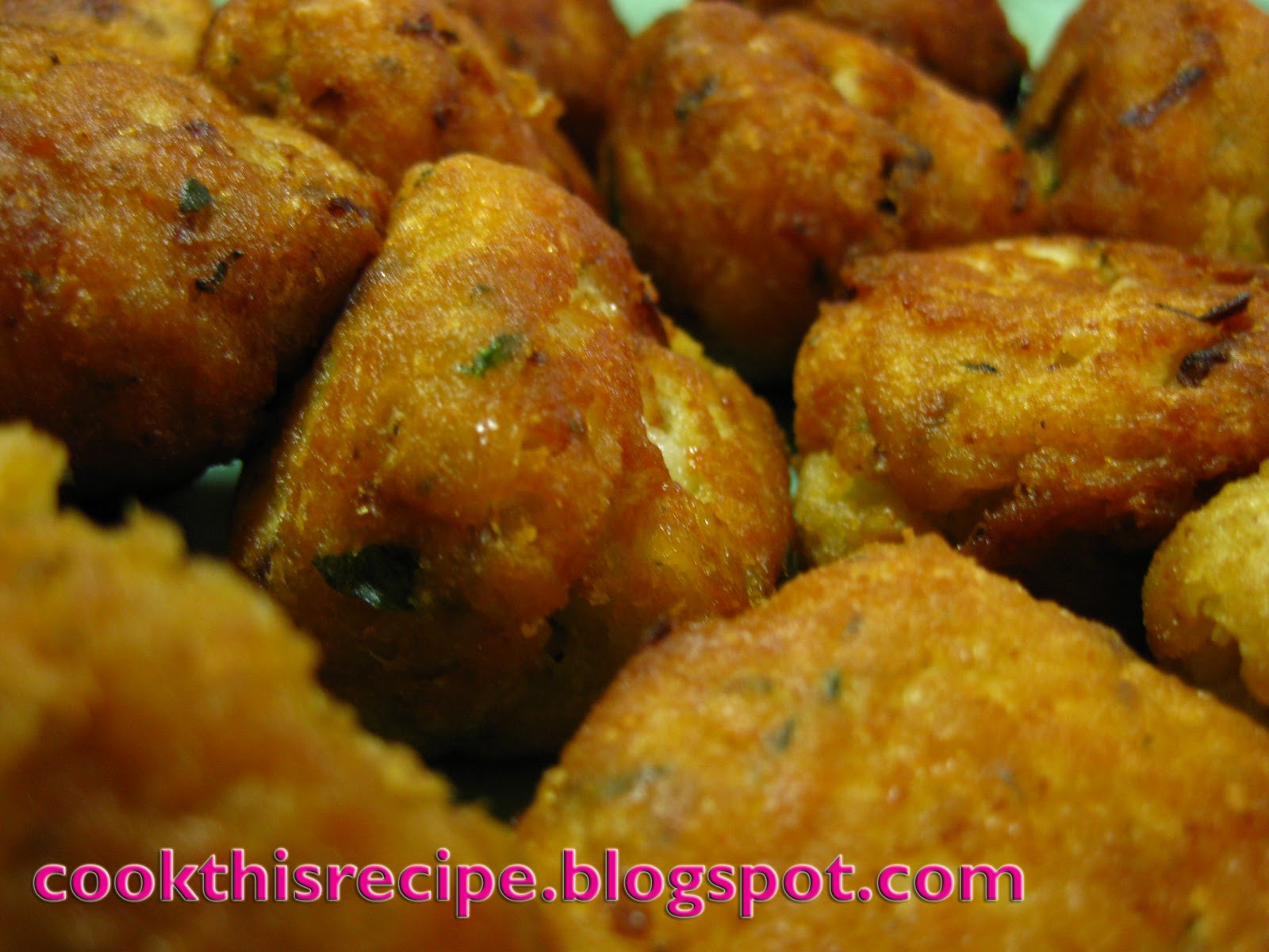 Cook this Recipe Recipe Homemade Fried Fish Balls