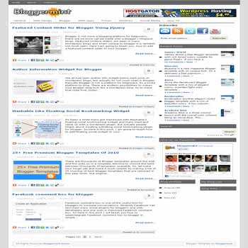 Bloggermint free blogger template with 3 column template and seo friendly template also template with pagination for blogger ready