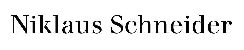 Niklaus Schneider
