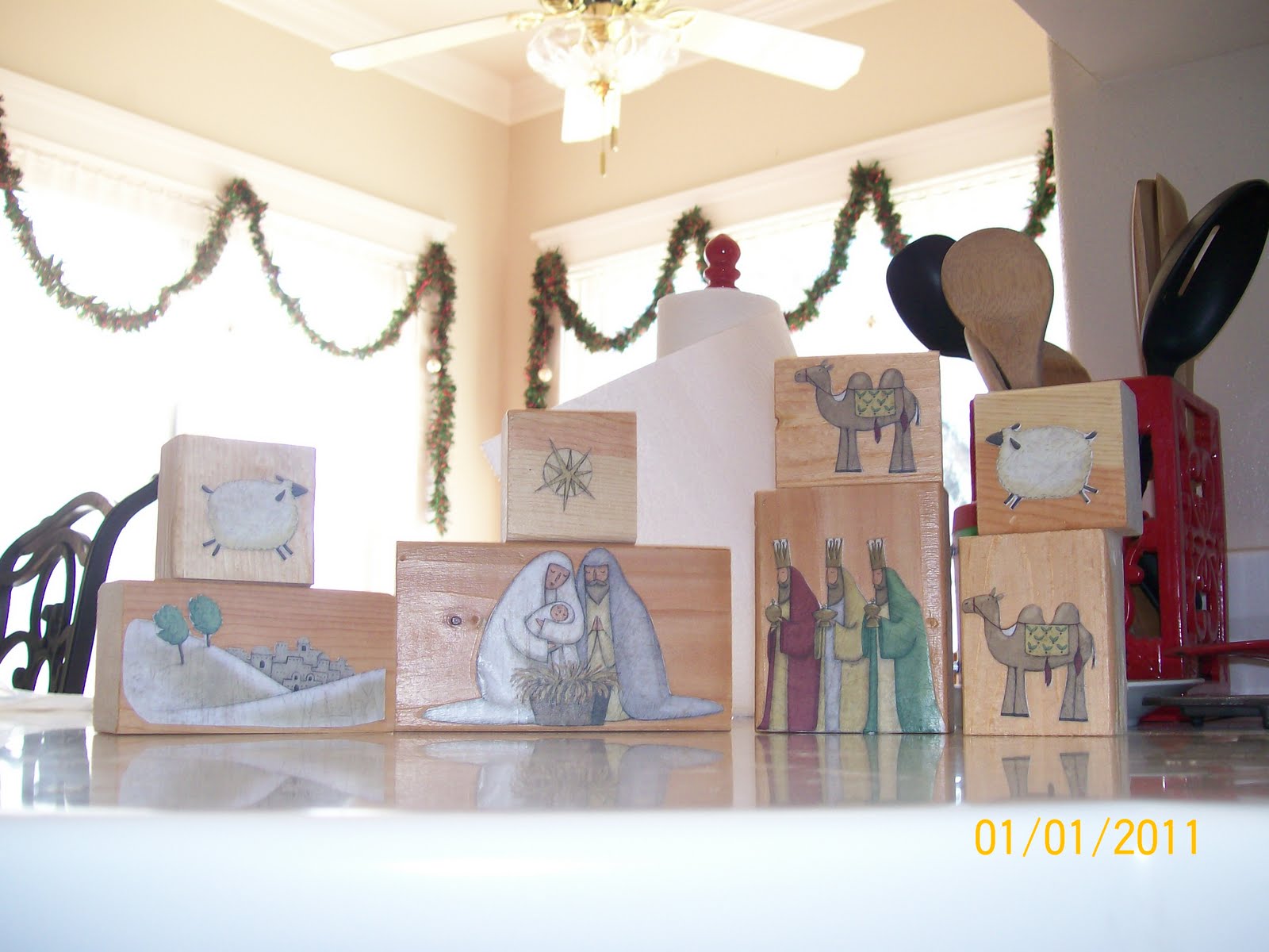 Craft Track Nativity Blocks