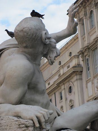  dei Quattro Fiumi Fonte dos Quatro Rios na Piazza Navona em Roma