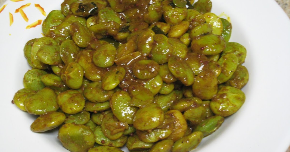Adhi Potoba Pavta Usal (Stir Fried Lima Bean)