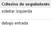 criterios de sguimiendo adsense